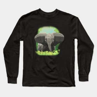 Baby elephant Long Sleeve T-Shirt